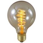 40 watt ES-E27 Gold Tinted Trillion Antique Globe Light Bulb
