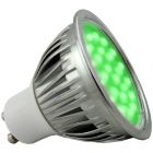 5 watt Green Dimmable GU10 LED Light Bulb