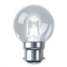 30 watt BC-B22 Clear 45mm Energy Saving Halogen Golf Ball Light Bulb