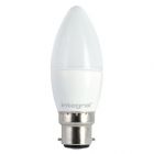 Integral 36-97-24 6.5 watt BC-B22mm Cool White LED Candle
