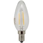 Kosnic 2 watt SES-E14mm Antique Filament LED Candle Bulb