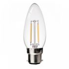Prolite 2 watt BC-B22mm Clear Filament Candle Light Bulb