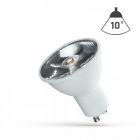 Spectrum 6 watt Narrow Beam 10 Degree GU10 LED Spotlight Bulb - 6000k Daylight White