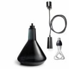 Plumen Drop Top A Black Shade, Black Pendant & Lamp Set