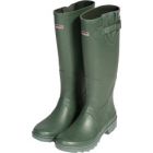 Premium Full Length Green Wellington Boots - UK Size 11 - Euro Size 45