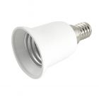 White SES-E14 Small Screw Cap - Standard ES-E27 Screw Cap Lamp Adaptor
