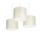 Set of 3 Torbery Nesting Lamp Shade Pendants with Cream Diffusers