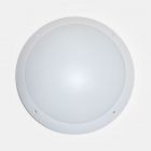 Eterna SHFULLMWWH White 12 watt Outdoor LED Bulkhead With Sensor