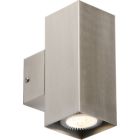 Indoor Up & Down Stainless Steel Square Wall Light