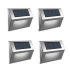 Outdoor Solar Powered Sherpa Solar Step Lights (Set Of 4) SS6002
