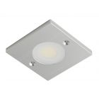 Targa 12v Square Silver Under Cabinet LED Light Fitting Cool Daylight