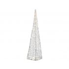 120cm Warm White LED Acrylic Festive Light Up Pyramid